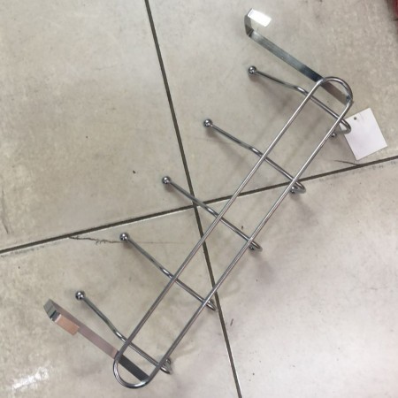 علاقة ملابس فوق الباب ستانلس 5 عين